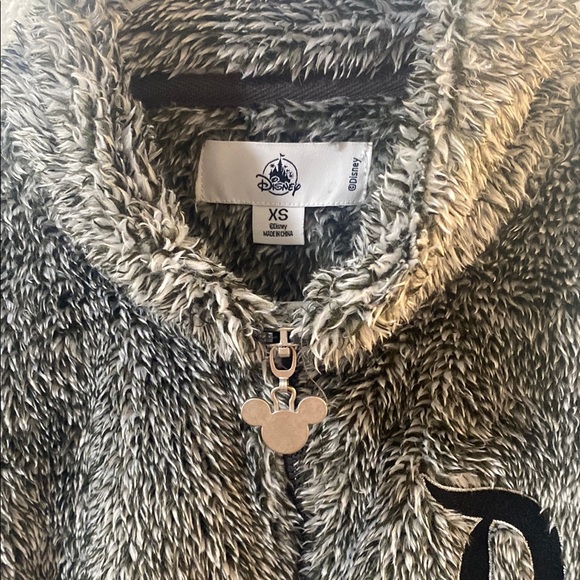 Disney Jackets & Blazers - Disney Faux Fur Jacket with Mickey Charm